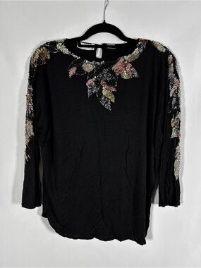Vintage Jane Ashley Sequin Beaded Top